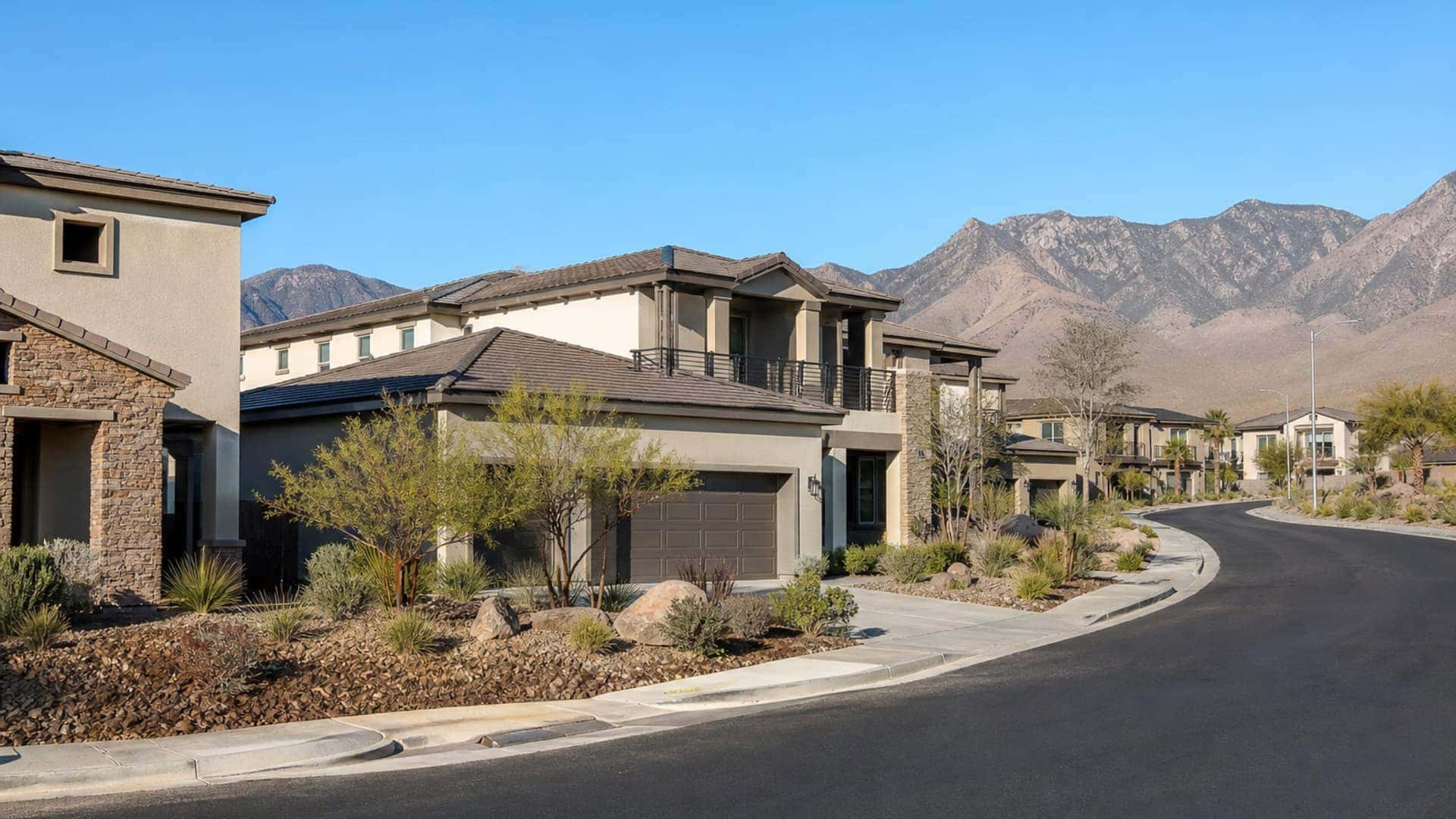 Skye Canyon northwest Las Vegas modern subdivision homes